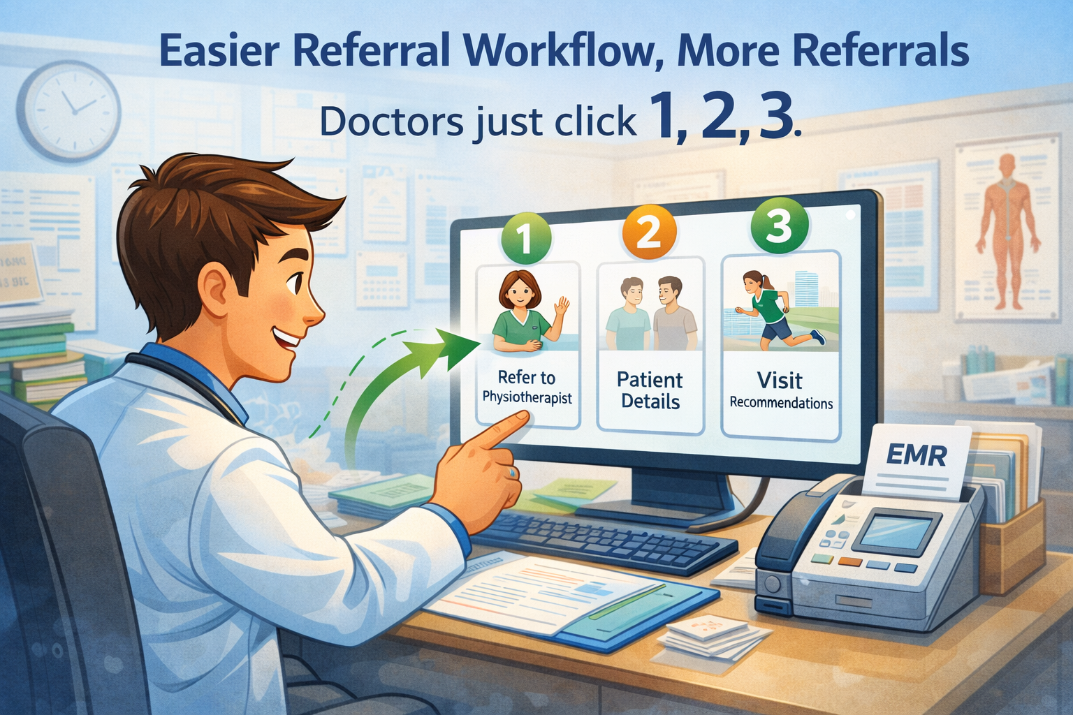 Easier referral process in action — Smart Clinic Systems